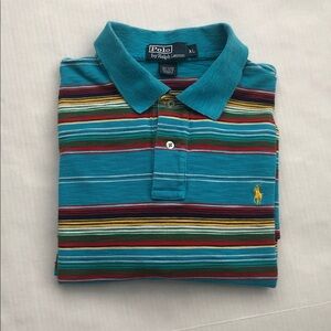 Vintage POLO Ralph Lauren Striped Polo Shirt Size XL